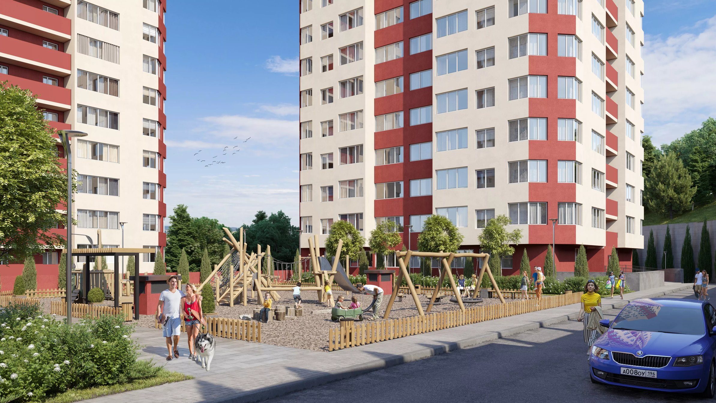 Курортная атмосфера прямо во дворе